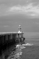 Whitby Pier BW